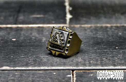 All Seeing Eye Mexican Ring (Brass Base)