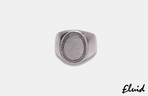 [fluid] (이니셜 변경가능) initial signet ring oval