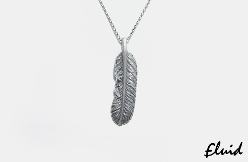 Feather pendant (L)