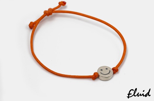 [fluid] string bracelet (orange)